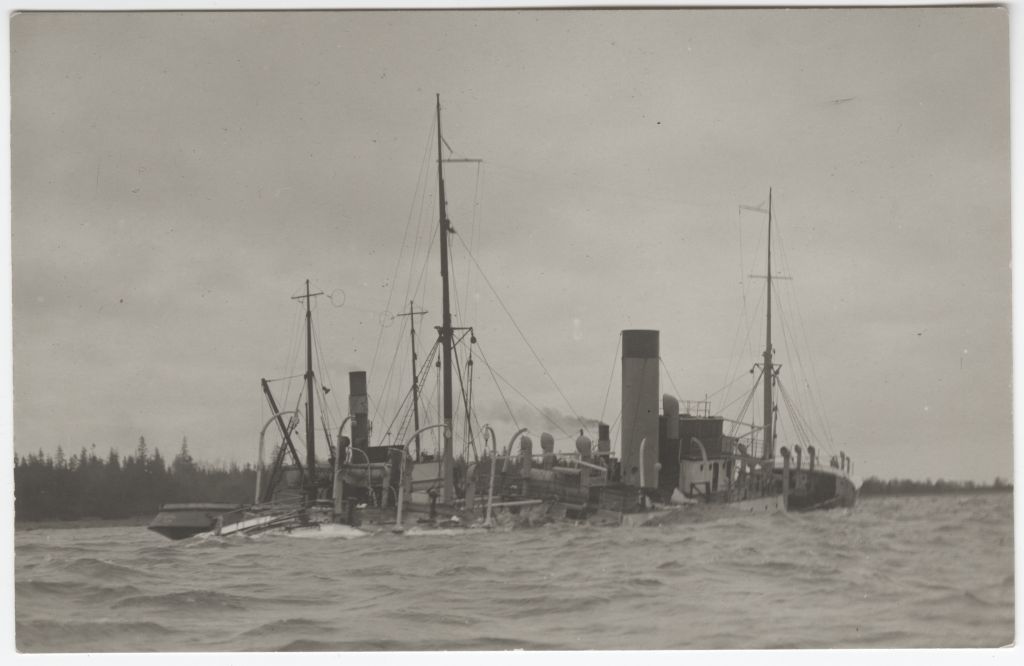 Loss of steam ship "Baltabor" at Naissaare