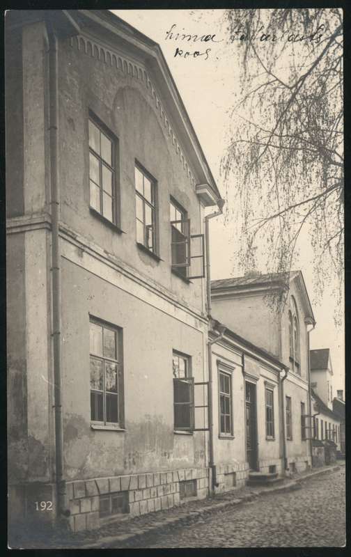 Postcard, Viljandi, old raekoda