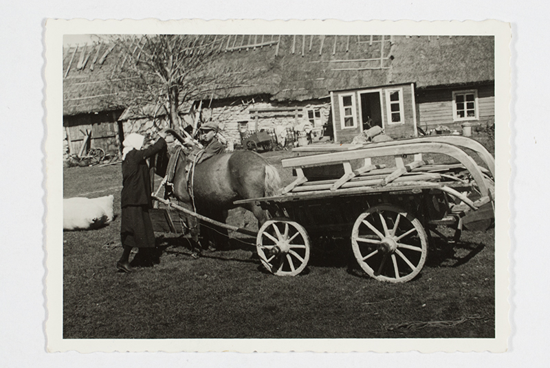 Stavas - family, evacuated goods will be taken to the port, women will apply the horse. Osmussaar, 10. Vi 40