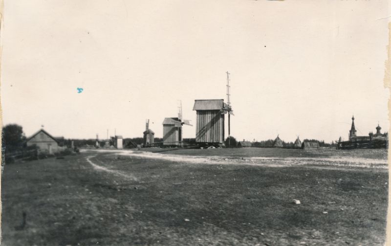 Photo. Uniforms. Hullo village street. View from the south. 18.08.1924. Photographer. G. Vilbaste.