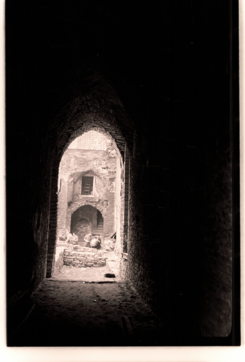 Tallinn, Dominican monastery crossroads.