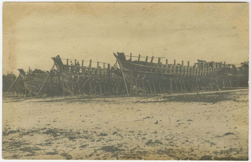 Construction of sailing ships in Dirham