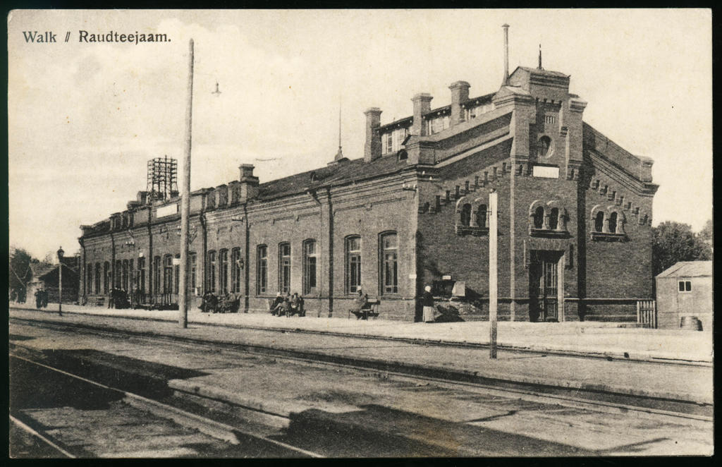 Valga. Railway station