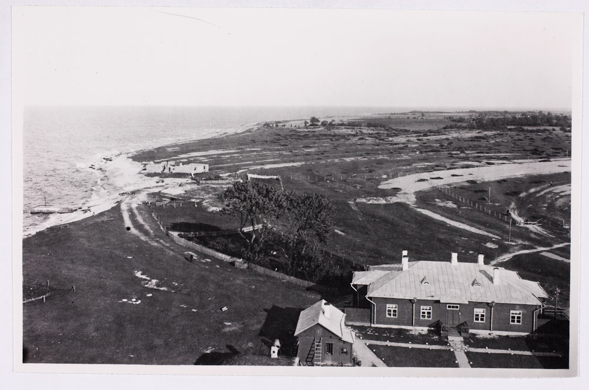 View Osmussaare from fire tower to the east coast in 1927. Noarootsi khk, Rikholdi v, Osmussaar