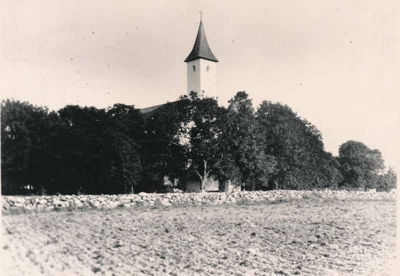 Photo. Noaroots church, view of the stories. 16.08.1924. Photographer. G. Vilbaste.