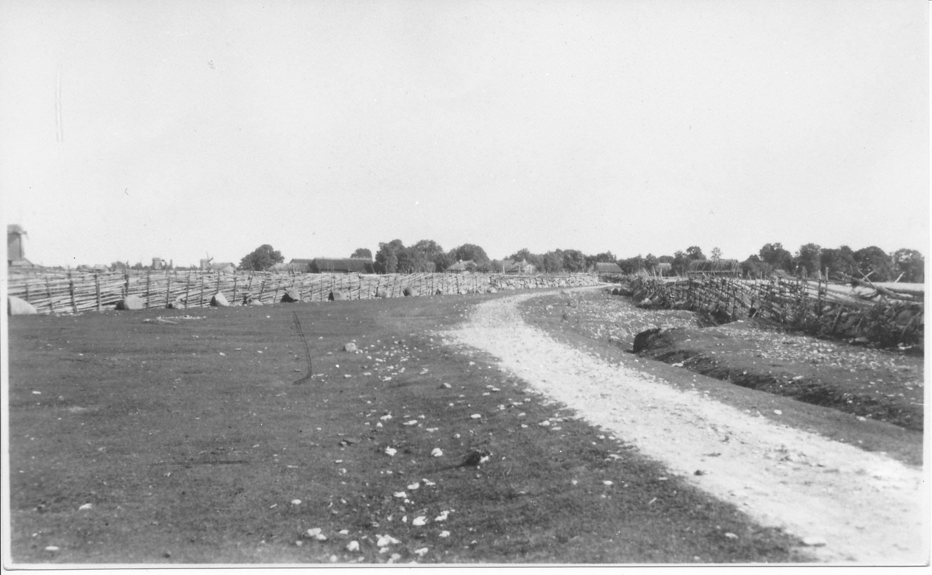 Part of the street in Diby village