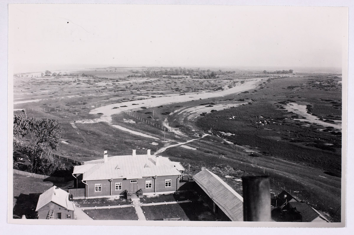 View Osmussaare from the fire tower in the middle of the island in 1927. Noarootsi khk, Rikholdi v, Osmussaar