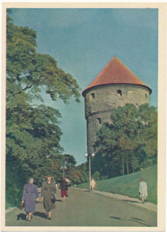 Postcard. View of Tallinn. Kiek-in-de-kök. 1955.