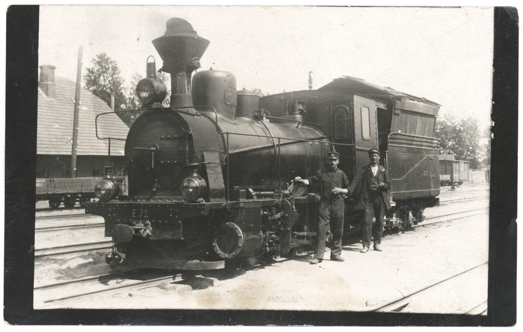 Locomotive at Valga Station
