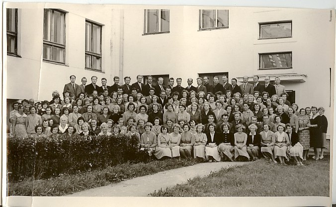 Photo, Teachers of Tapa district in 1961.