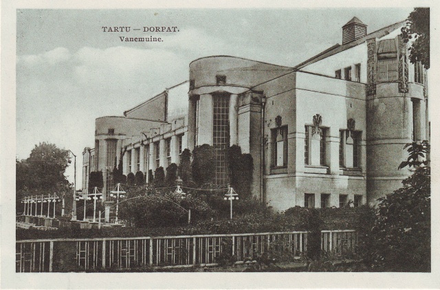 Postcard, Tartu Vanemuine