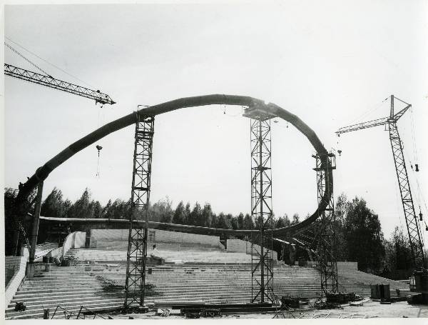 Construction of Tartu Song Square and Square in Startverre. 29. 05.1991