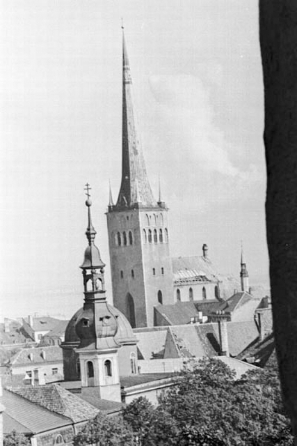 Old Tallinn. Oleviste Church.