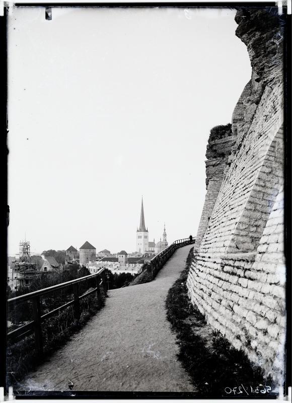 Patkuli road, view of the city towards the church of Oleviste.