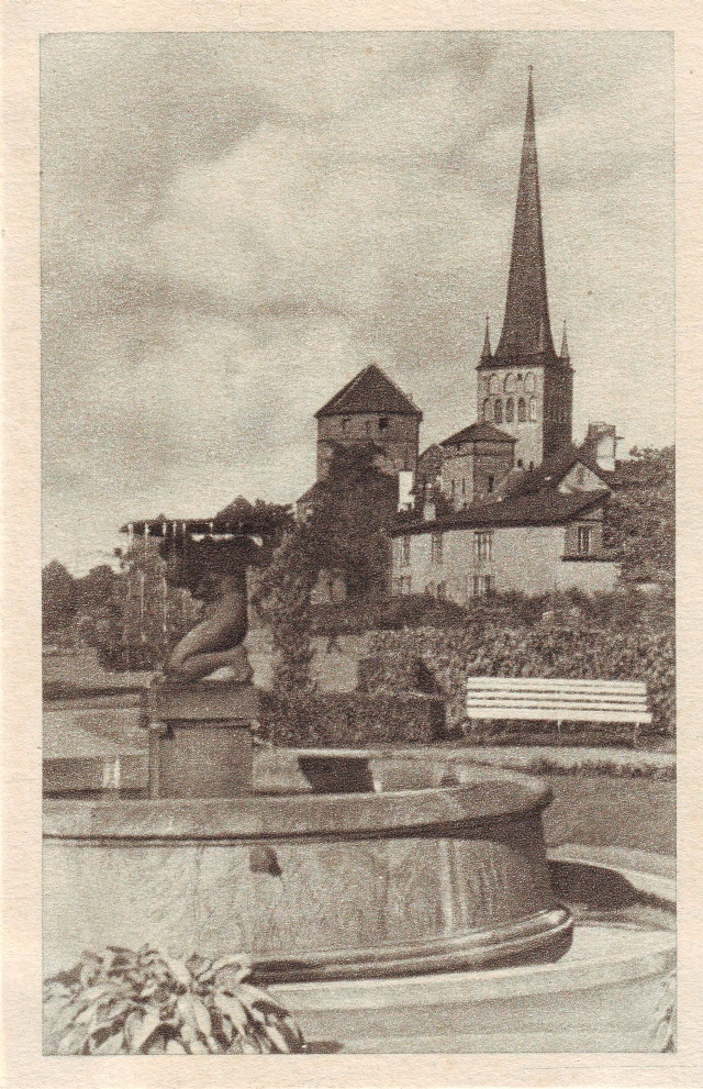 Postcard, Tallinn, Oleviste Church