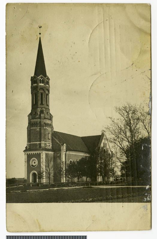 Postcard, Halliste Church