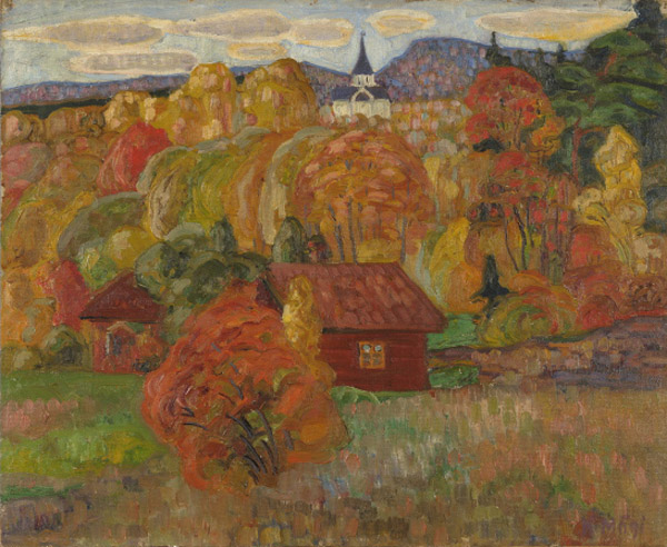 Landscape with the house