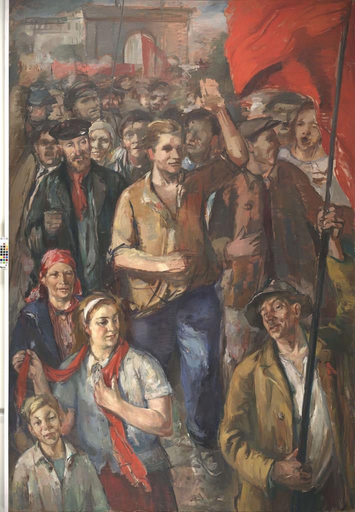 The workforce resurrection on June 21, 1940. In Tartu. Design