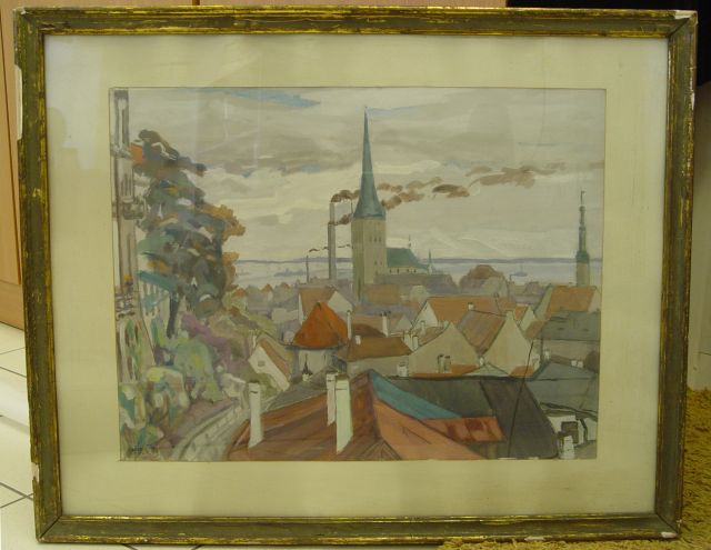 View of Tallinn from Toompea