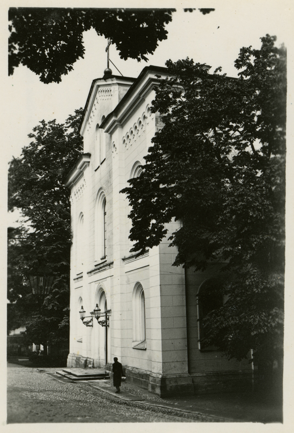 Church of the University of Tartu, view. Architect Karl Rathhaus