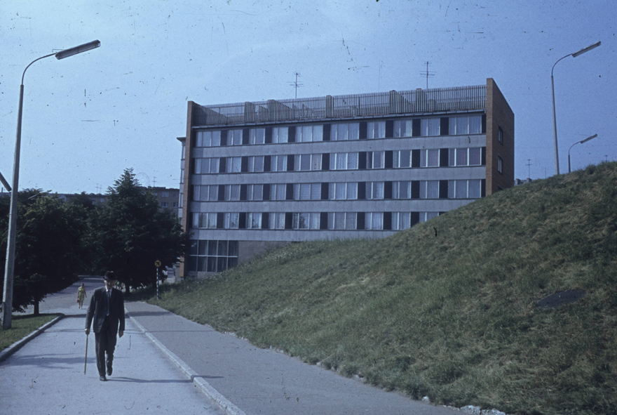Cooperative Taara residential building in Tartu, view of the building. Architect Raul-Levroit Kivi