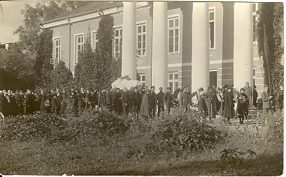 Photo, teacher Funeral funerals Dog Arukülas in 1922.
