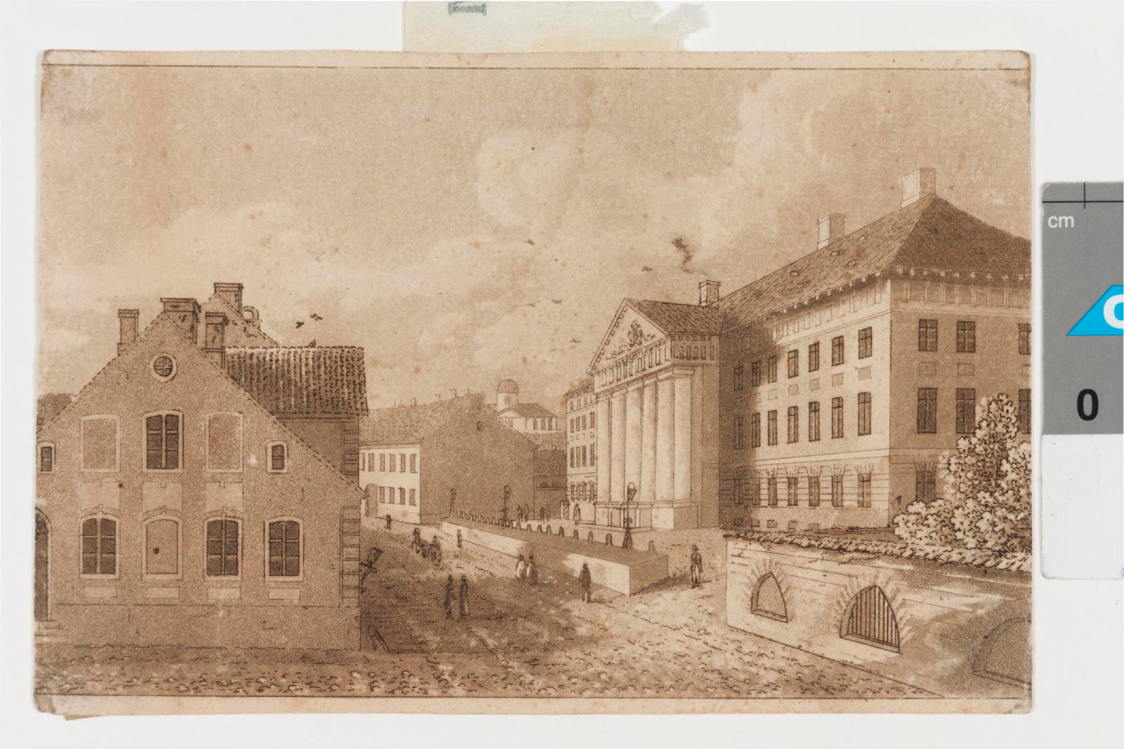 Clara, August. Building of the University of Tartu. 1821. Acquaintance and resort. Pl 7,1 x 11,4