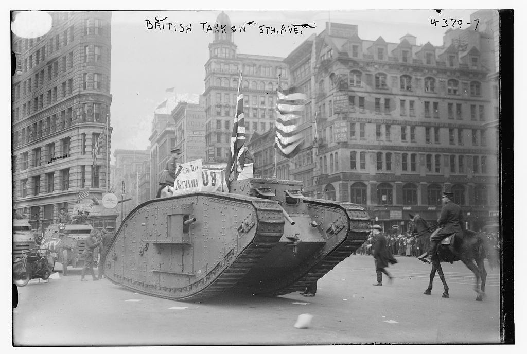 British tank on 5th Ave. (Loc)