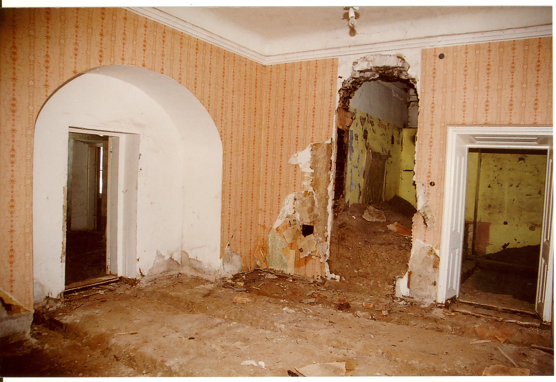 Interior view of the manor of the courtyard