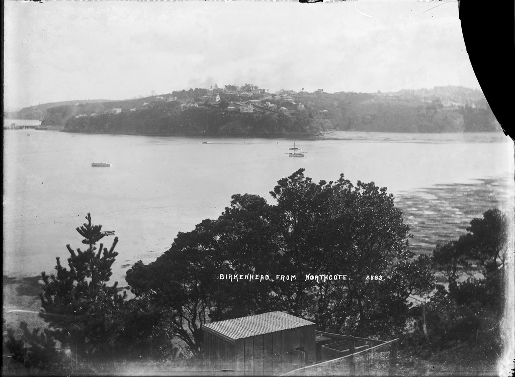 View view across to Birkenhead from Northcote, Auckland
