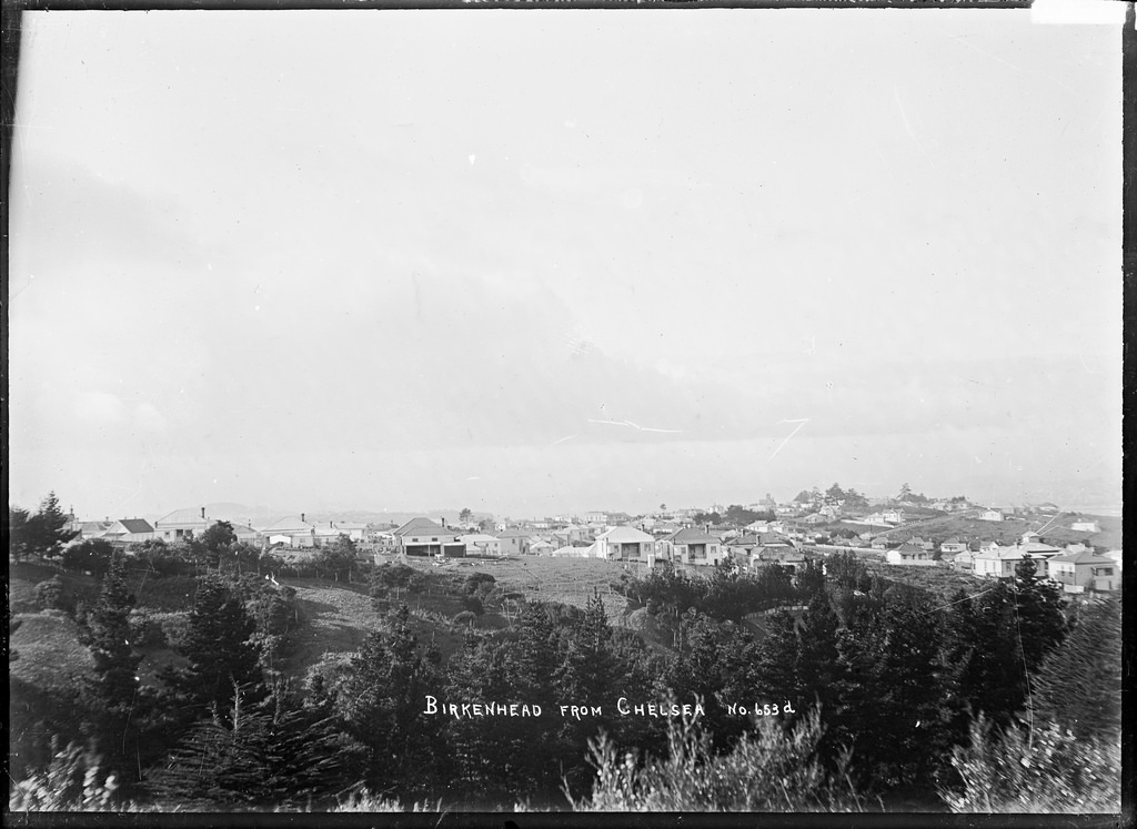 View view from Chelsea to Birkenhead, Auckland