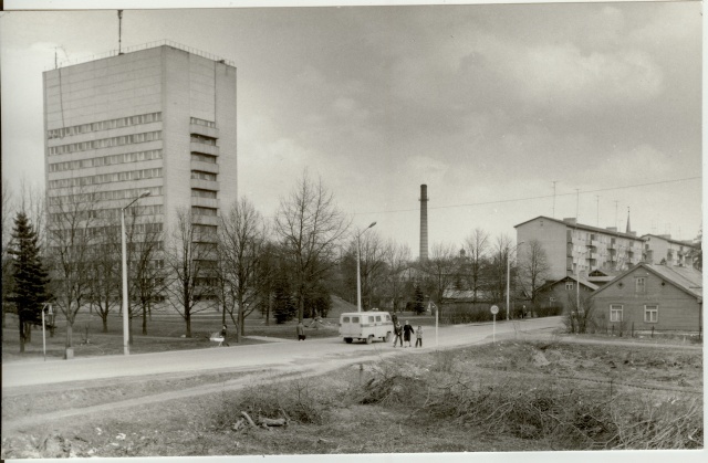 Photo view on Pärnu Street Paides 1985