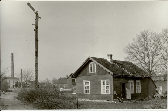 Photo view of the area between Pärnu and Tööstuse Street in Paides 1985