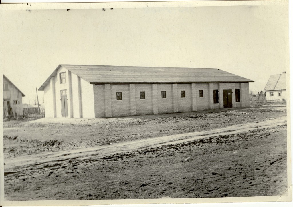 Photo, Central grain store in Paides 1952.