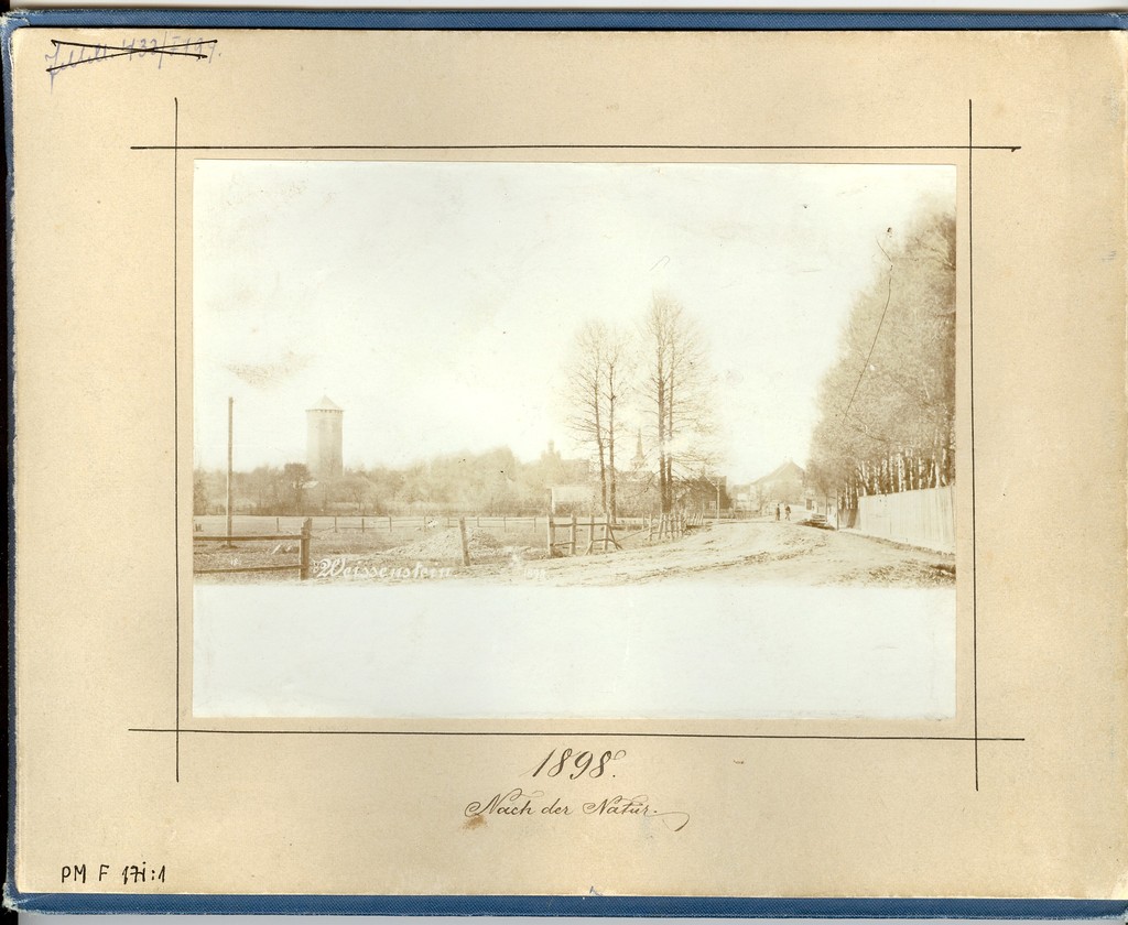 Photo, view Paidele by Tallinn Street in 1898.