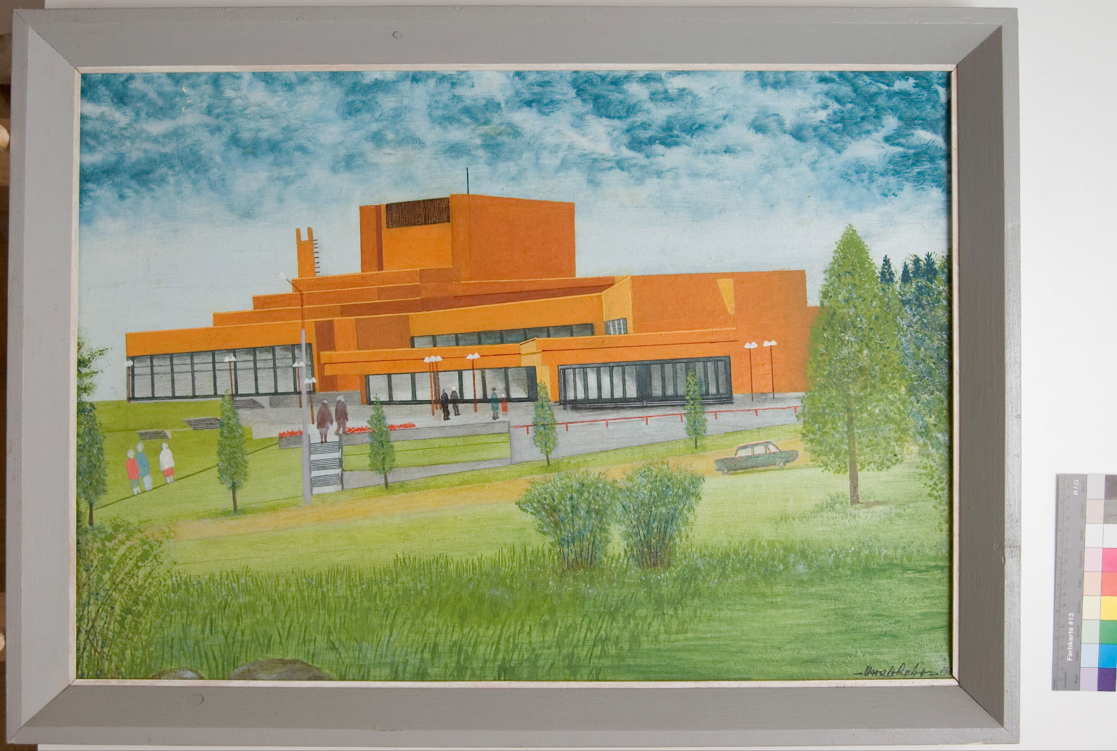 Oil painting, Ugala Theatre House