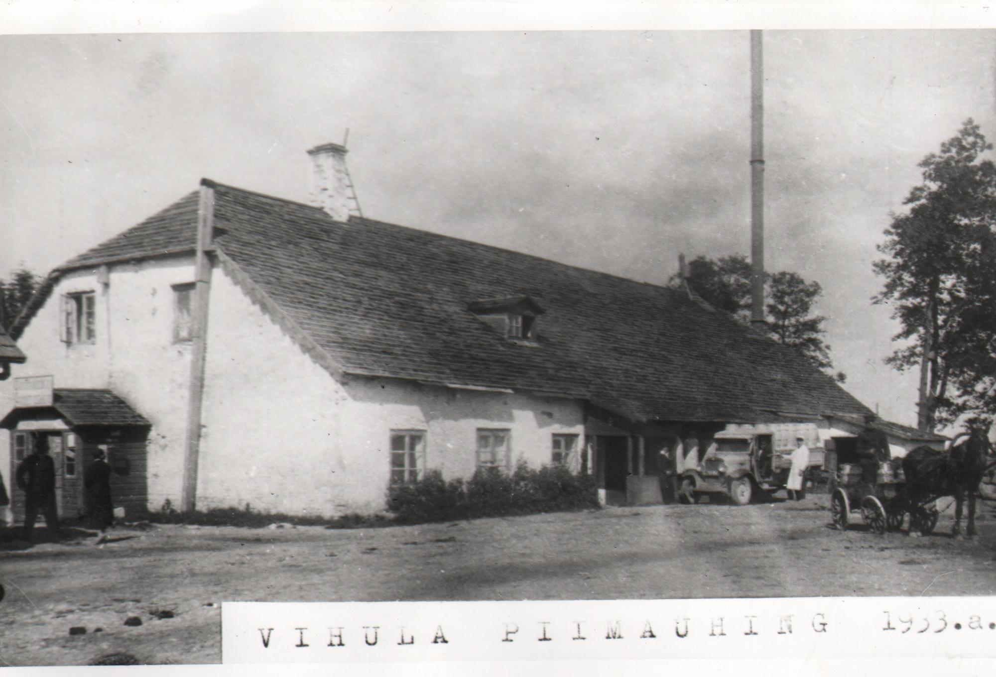 Vihula Milk Association House, 1933.