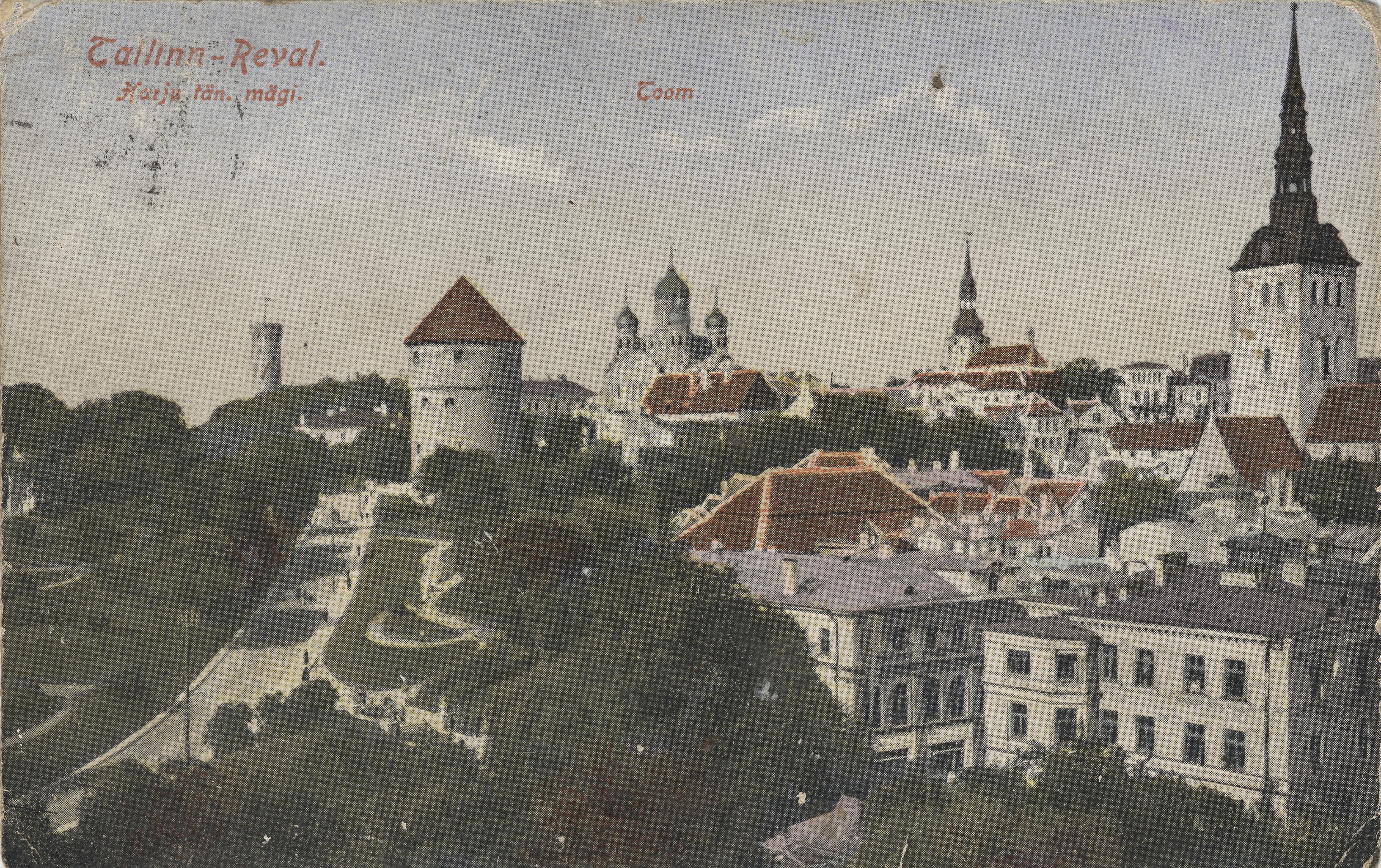 Tallinn-reval : Harju tän. Mountain ; Toom