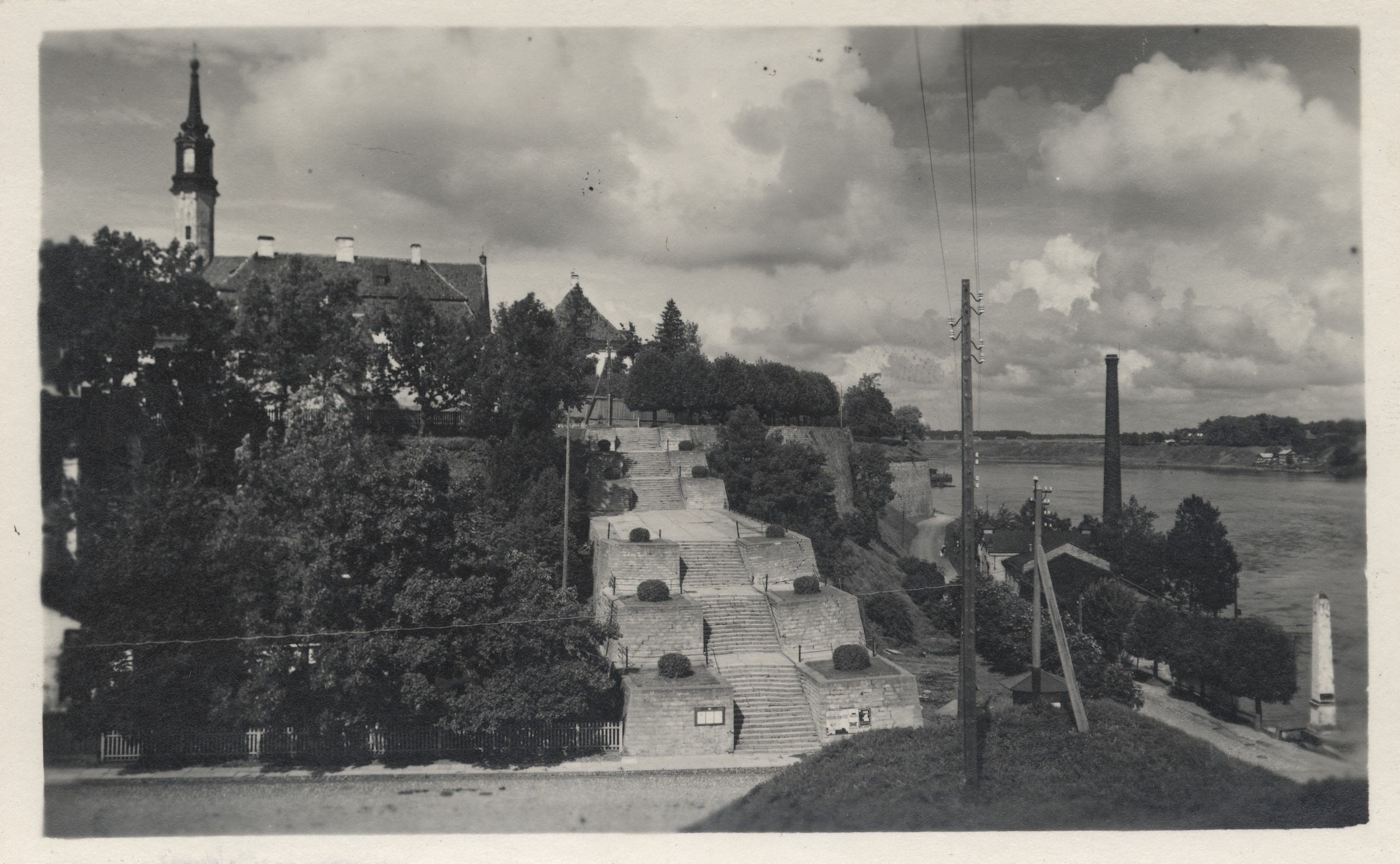 Estonia : Narva stone staircase = Stein staircase