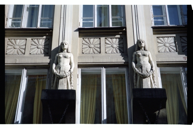 Fassaadi monuments on Pikal Street in Tallinn