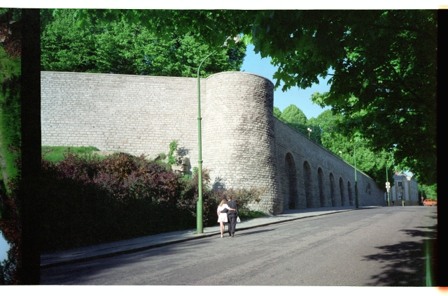 Falgi road over the Governor's Garden in Tallinn