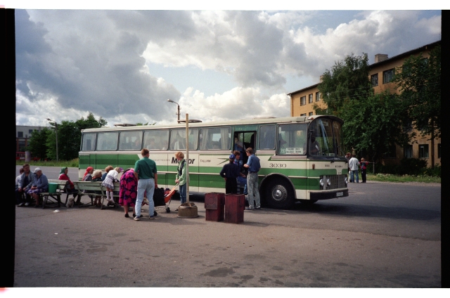 Tallinn-jõhvi-sillamäe-narva bus stop in Narva
