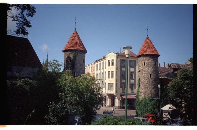 View from the Viru Gate to the Viru Gate in Tallinn