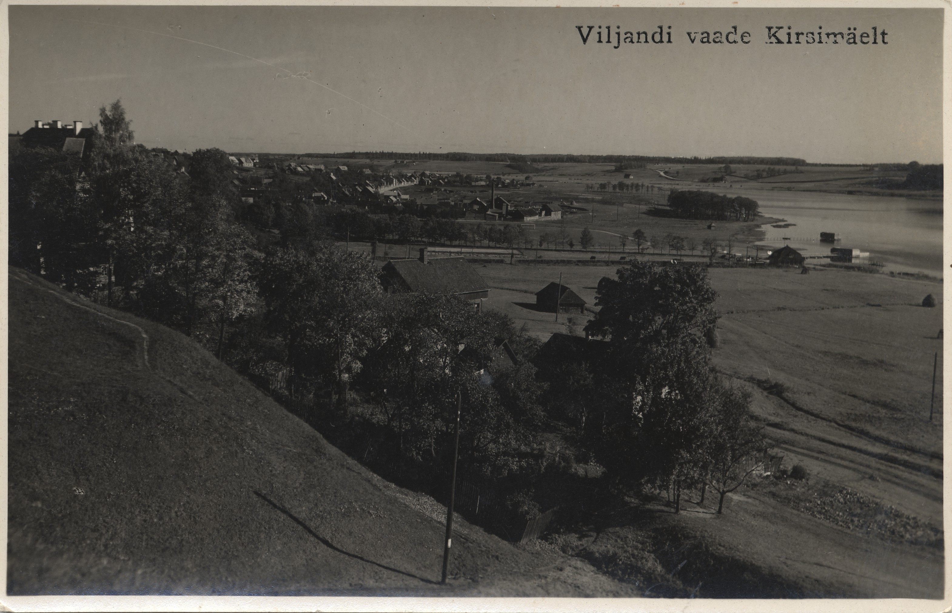 Viljandi view from Kirsimägi
