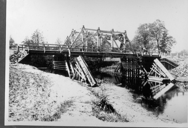 Photo Loksa bridge 1933