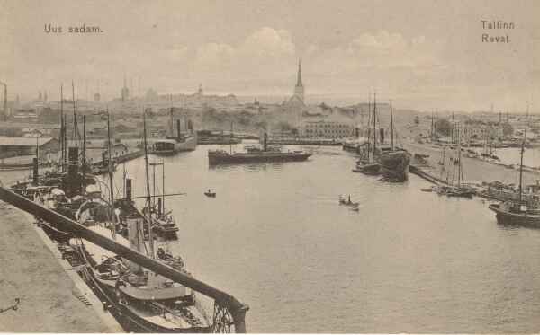 Postcard to Tallinn port