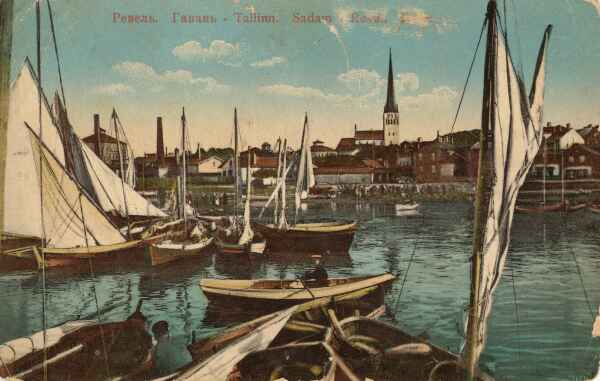 Postcard to Tallinn port