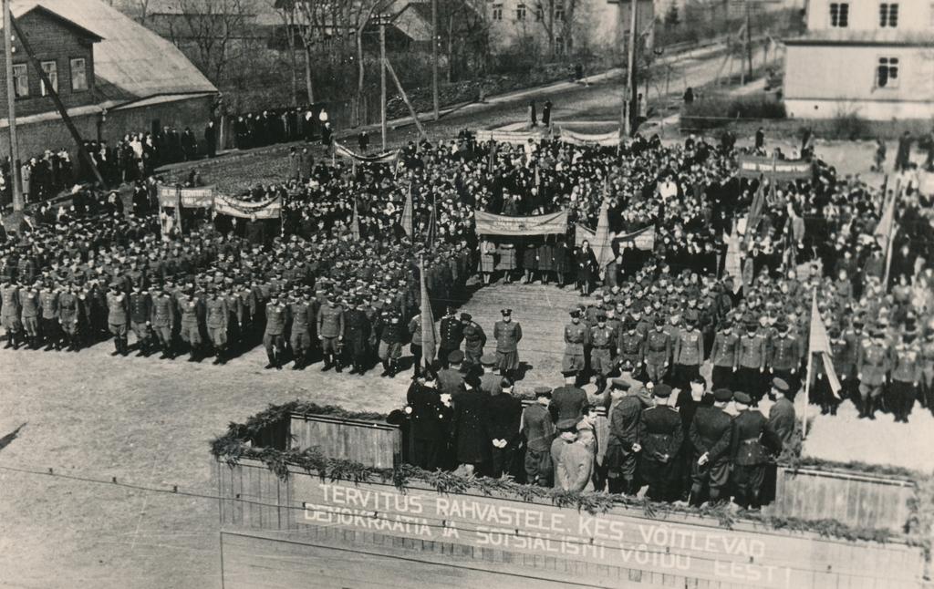 Rakvere, 1 May demonstration