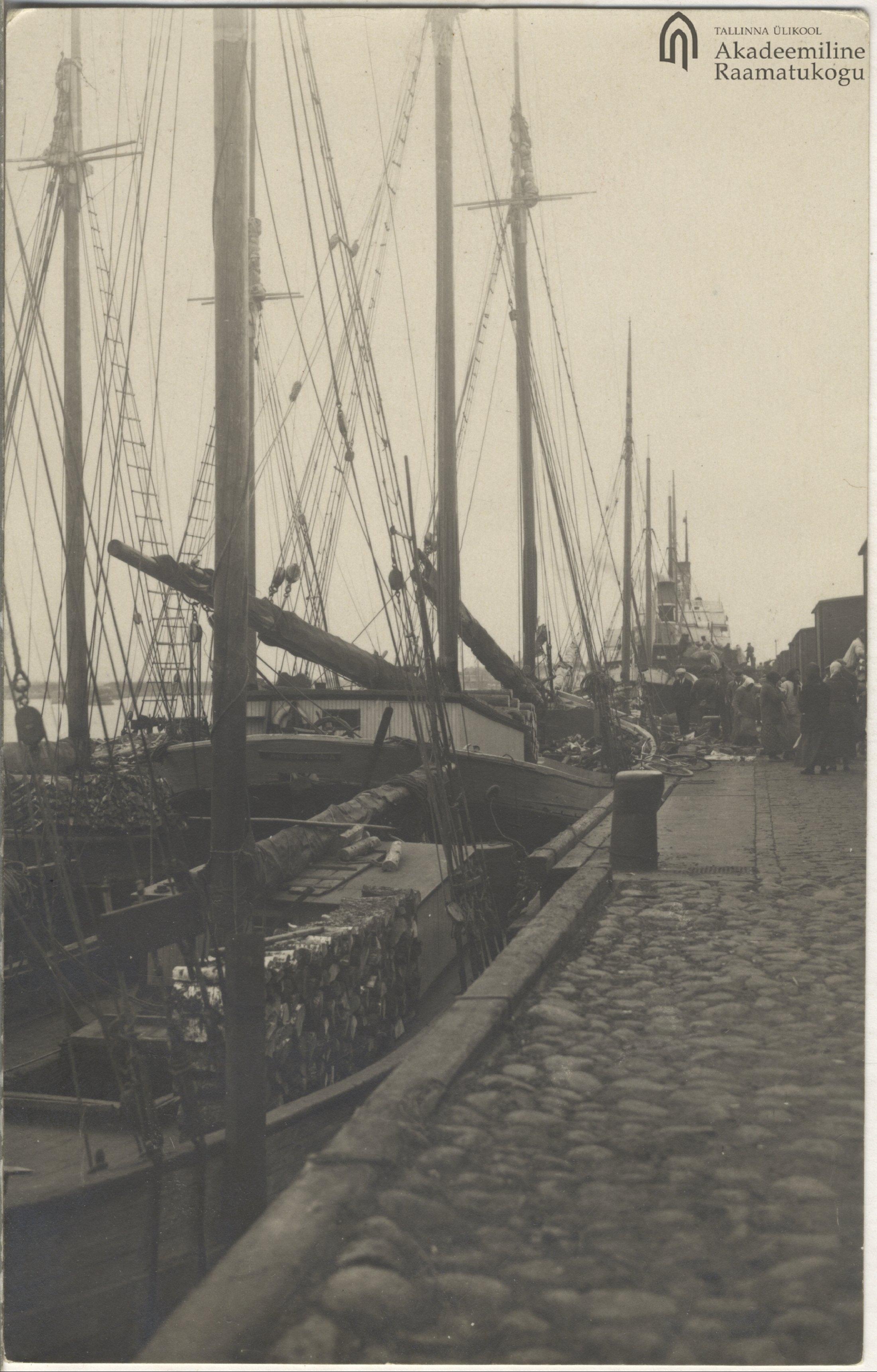 Sailing ships in Tallinn Old Harbour