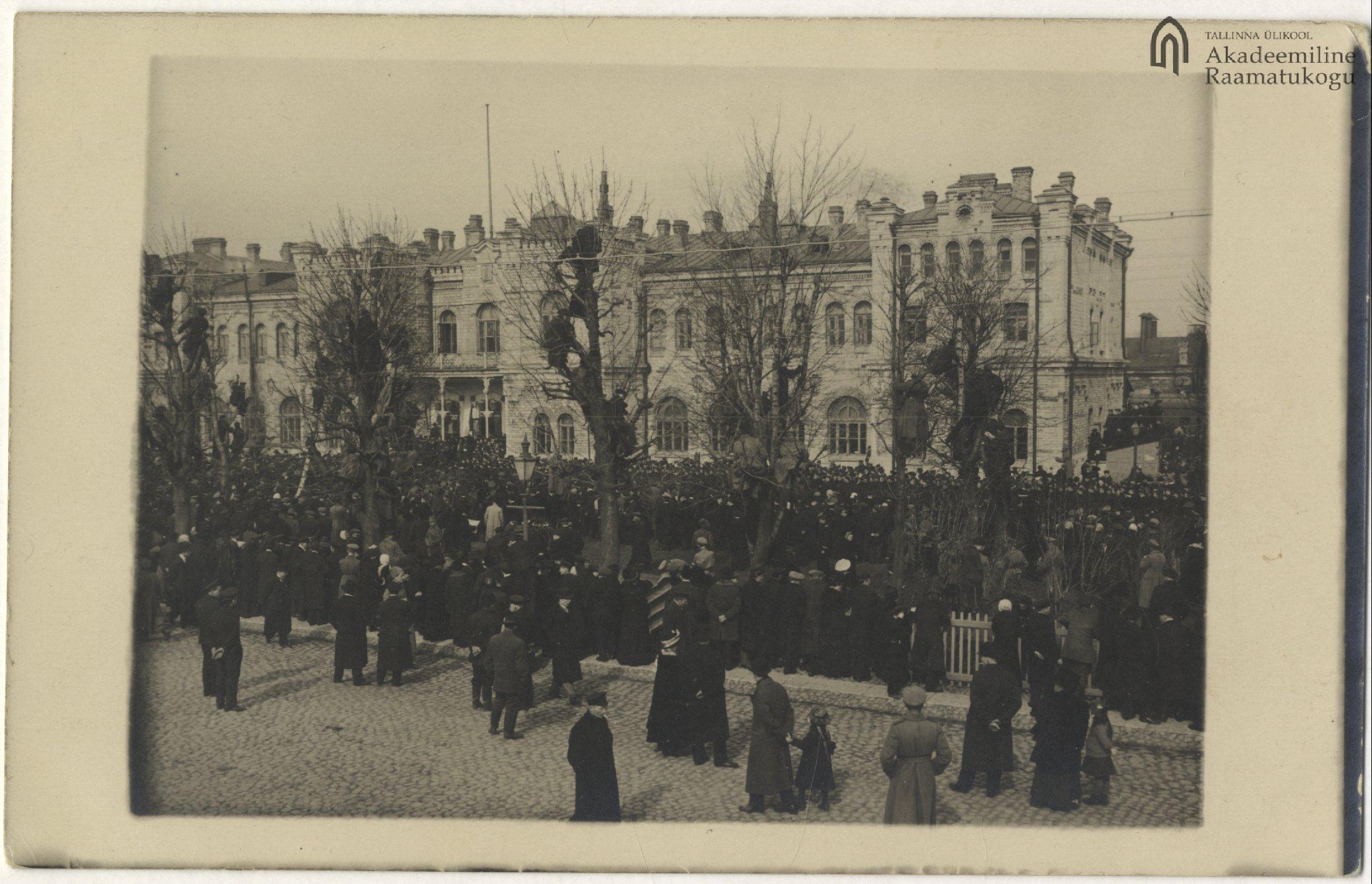 Kerenski arrival in Tallinn